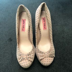 Betsey Johnson Suede Heels